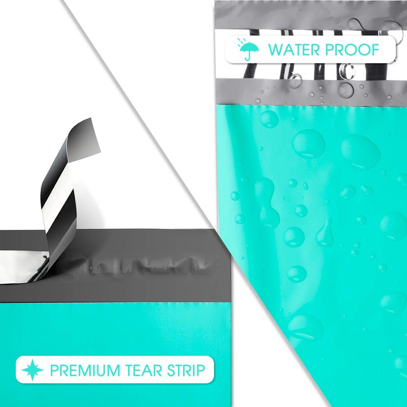 Metronic Teal Poly Mailers 14.5x19 Large Poly Mailers 100 Pack Self-Seal Shipping Bags, Packaging Bags, Shipping Envelopes, Packaging for Small Business, Boutique, Clothing - Image 3